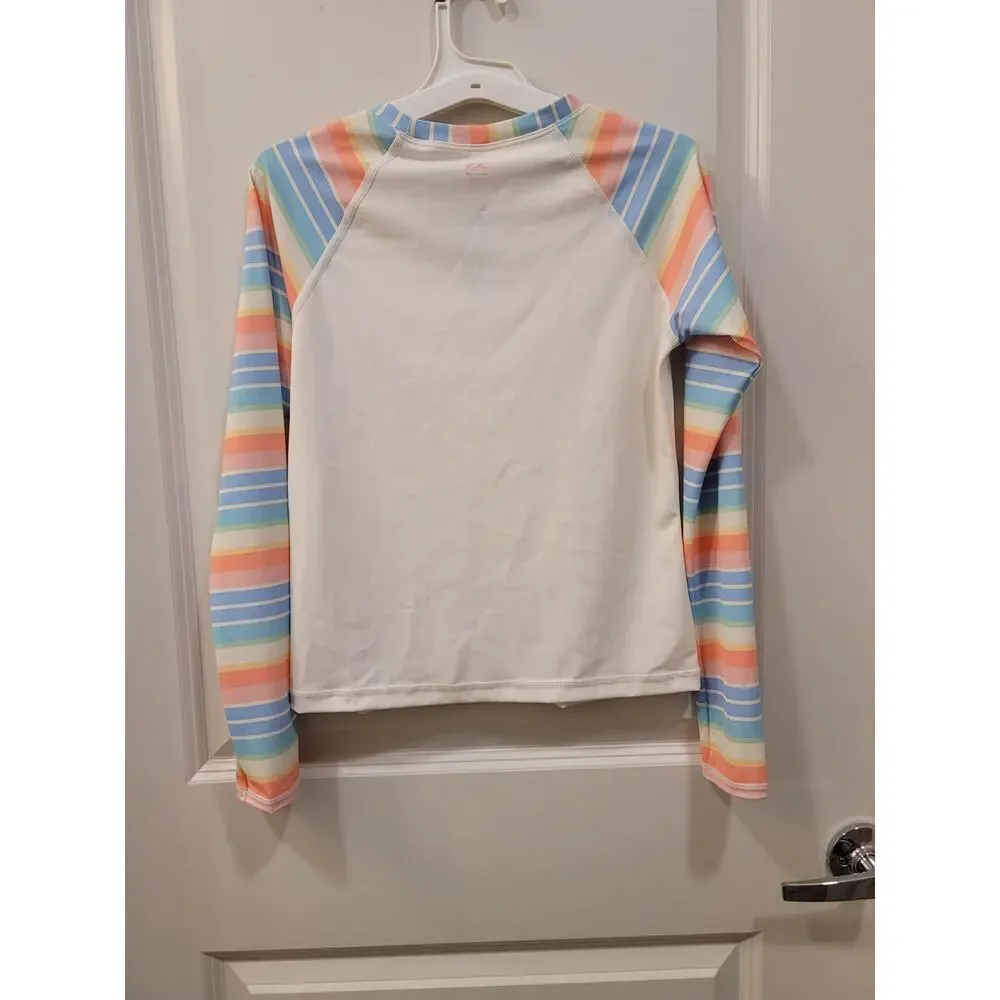 Billabong Girl's Stoked On Stripes Long Sleeve Rashguard